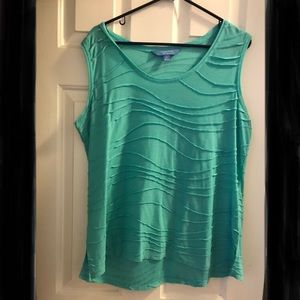 3/$15 Teal Vera wang tank top xl